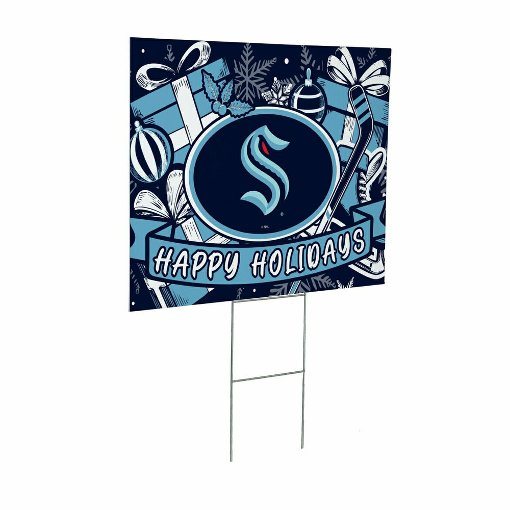 Seattle Kraken Yard Sign, Holiday, NHL, Home