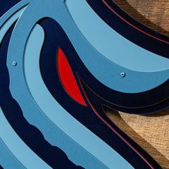 Seattle Kraken Premier Metal Wall Art, NHL, Home