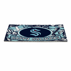 Seattle Kraken Holiday PVC Mat, 28"x16", NHL