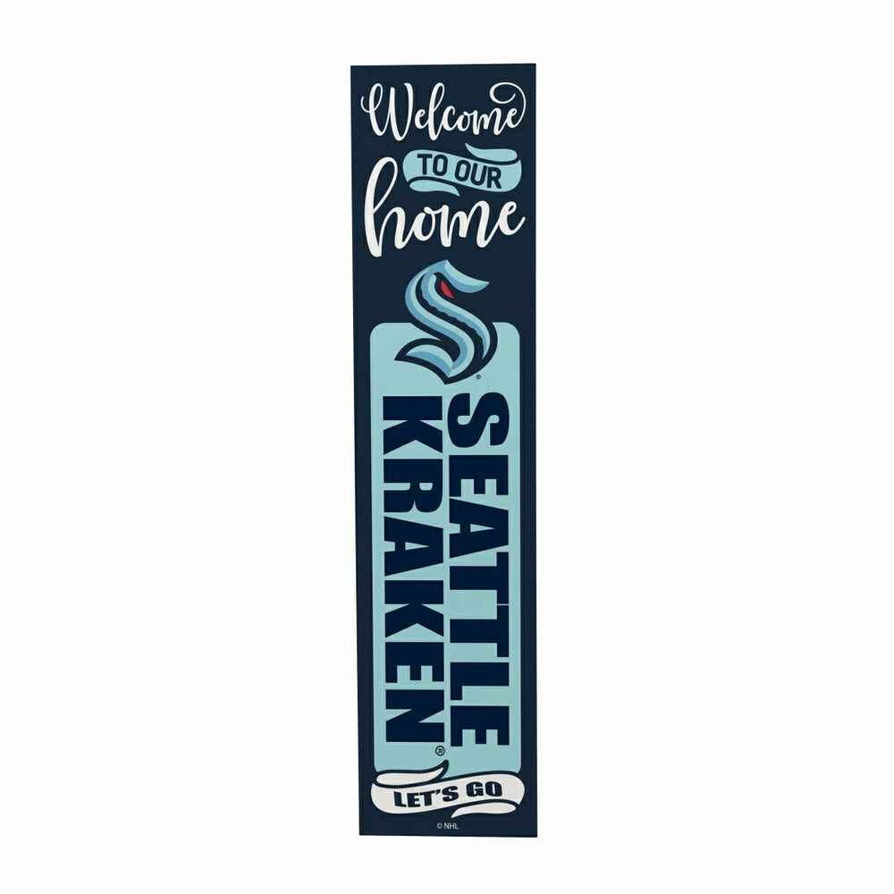 47" Double Sided Leaner, Seattle Kraken, Halloween, NHL, Home
