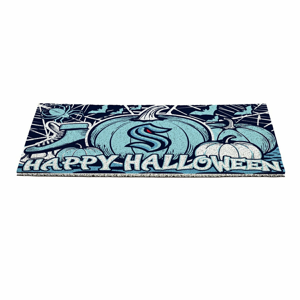 Seattle Kraken Halloween PVC Mat, 28"x16", NHL