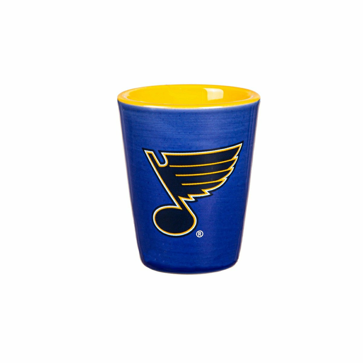St Louis Blues 4-Piece Ceramic and Glass 2oz. Shot Glass Set, NHL, Home
