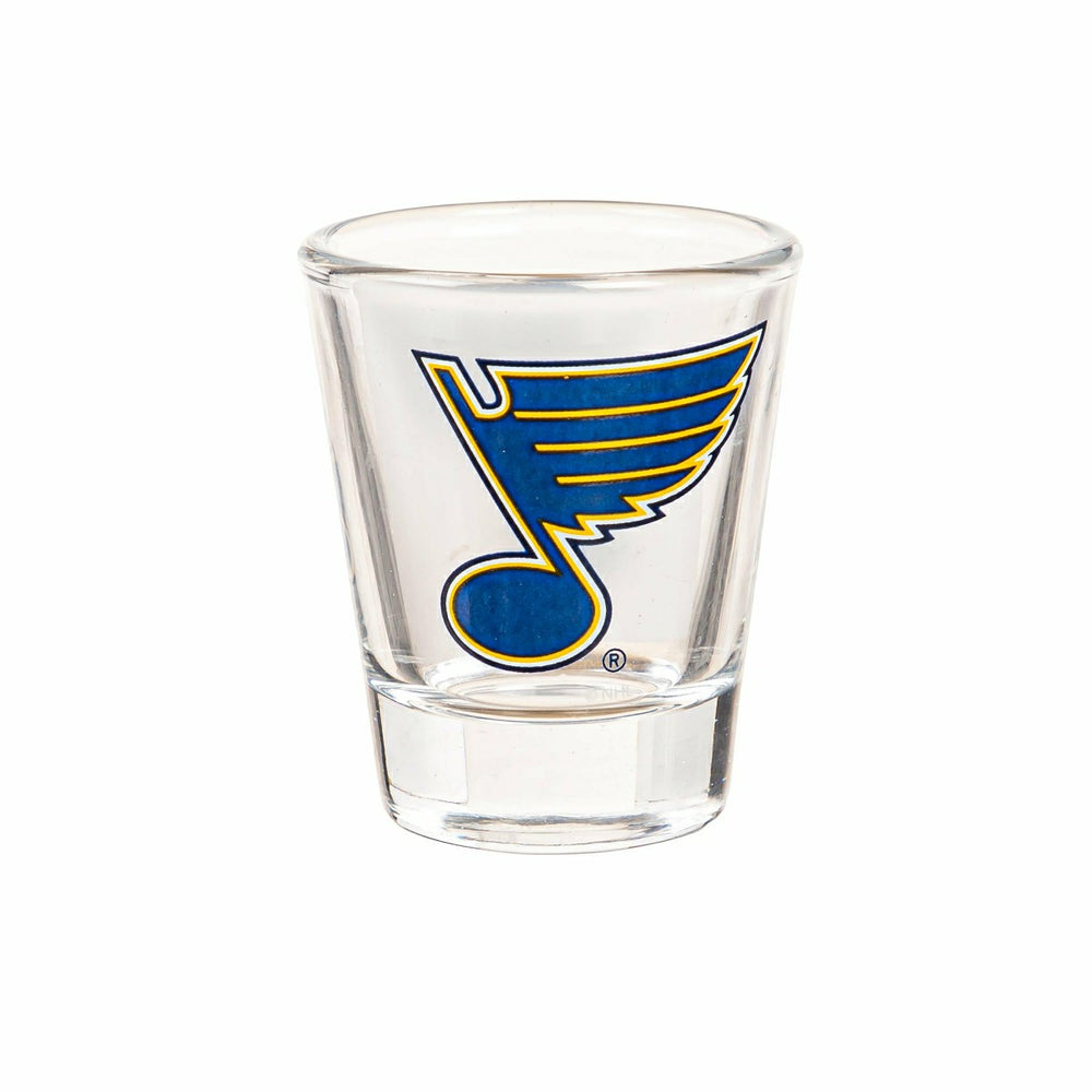 St Louis Blues 4-Piece Ceramic and Glass 2oz. Shot Glass Set, NHL, Home