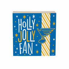 St Louis Blues Block, Holiday, 6x6, NHL, Home
