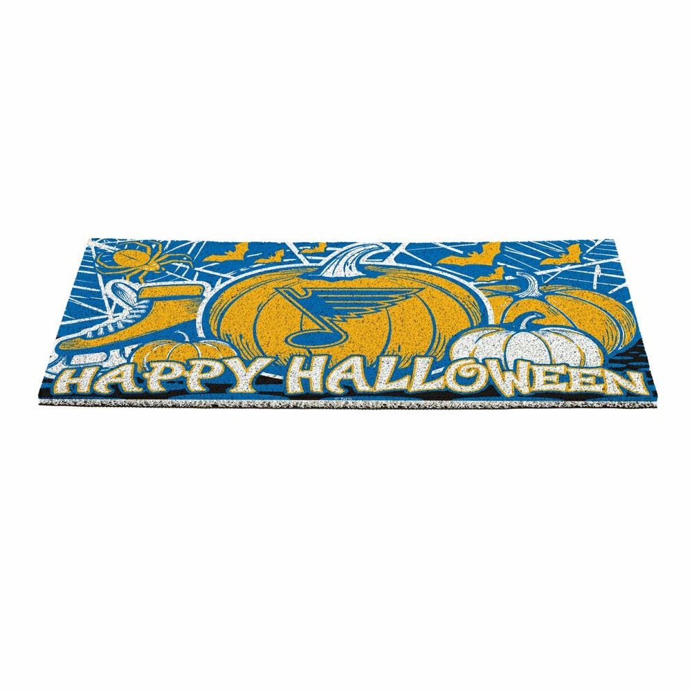 St Louis Blues Halloween PVC Mat, 28"x16", NHL