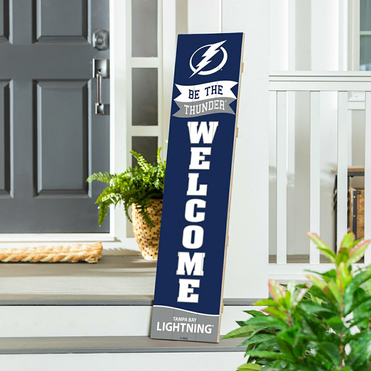 Tampa Bay Lightning Large Single Sided Leaner, 46", NHL, Home