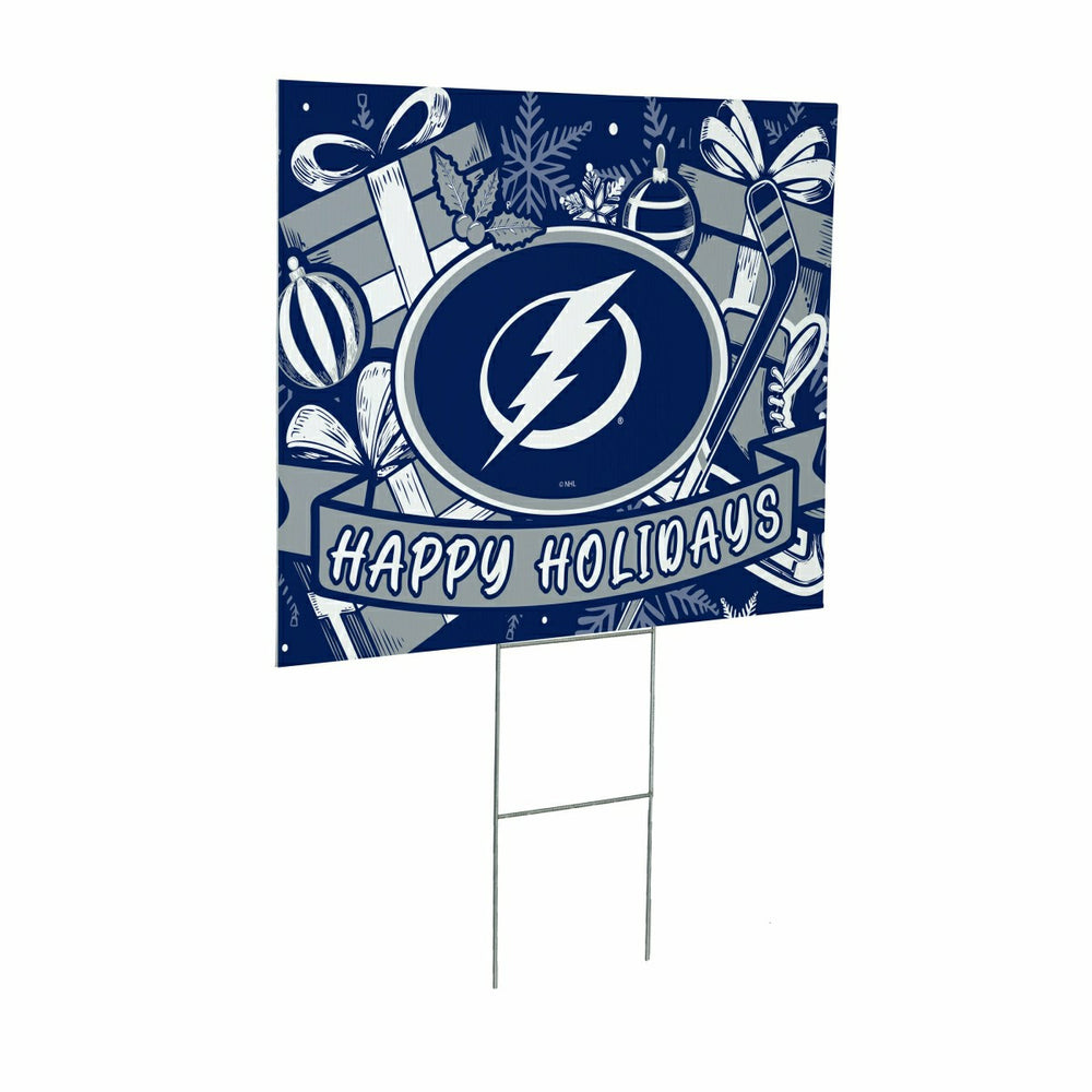 Tampa Bay Lightning Yard Sign, Holiday, NHL, Home