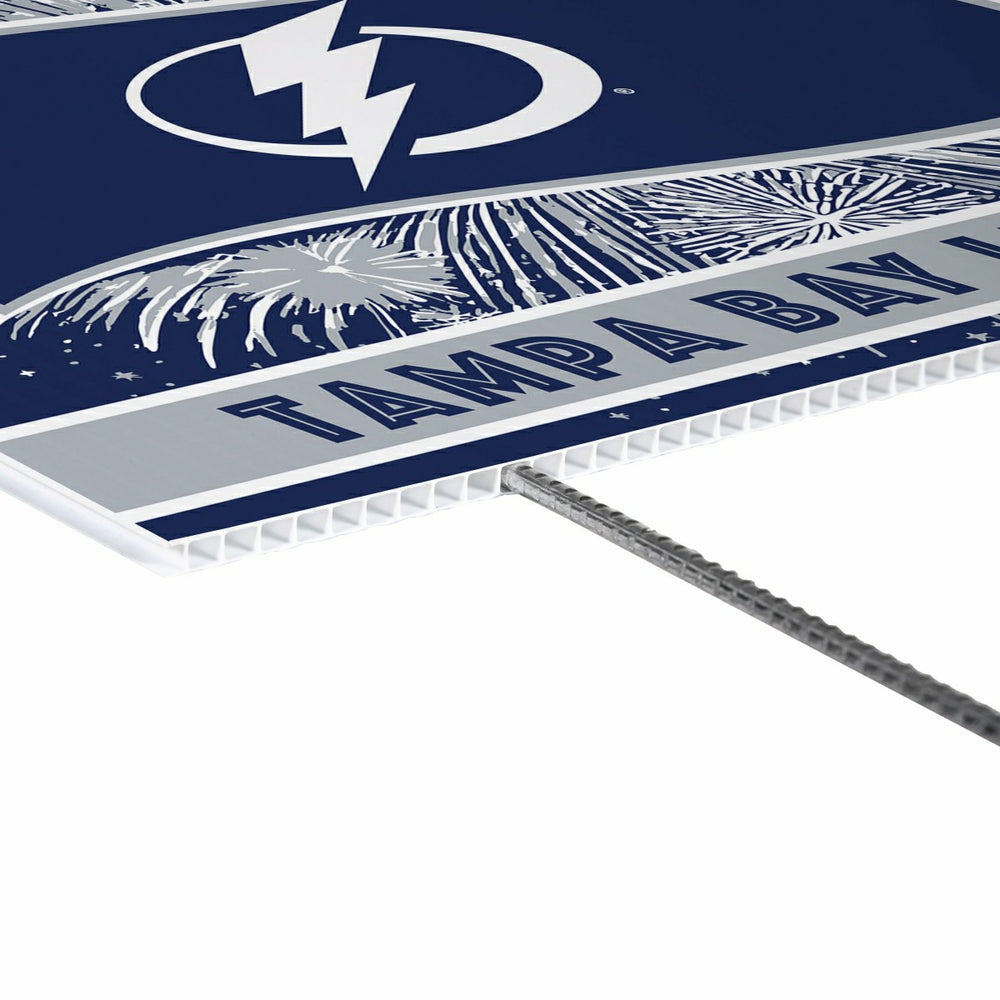Tampa Bay Lightning Yard Sign, Patriotic, NHL, Home