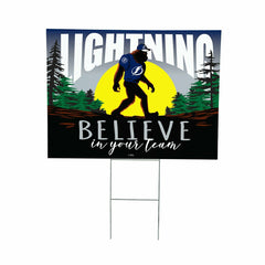 Tampa Bay Lightning Yard Sign, Bigfoot, NHL, Home