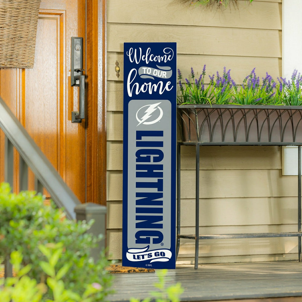 47" Double Sided Leaner, Tampa Bay Lightning, Halloween, NHL, Home