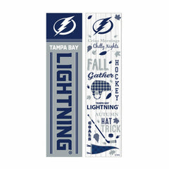 46" Double Sided Leaner, Tampa Bay Lightning, Fall Seasonal, NHL, Home