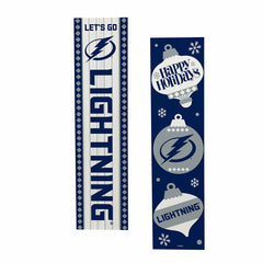 47" Double Sided Leaner, Tampa Bay Lightning, Christmas, NHL, Home