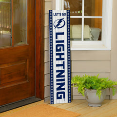 47" Double Sided Leaner, Tampa Bay Lightning, Christmas, NHL, Home