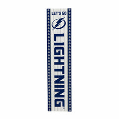 47" Double Sided Leaner, Tampa Bay Lightning, Christmas, NHL, Home