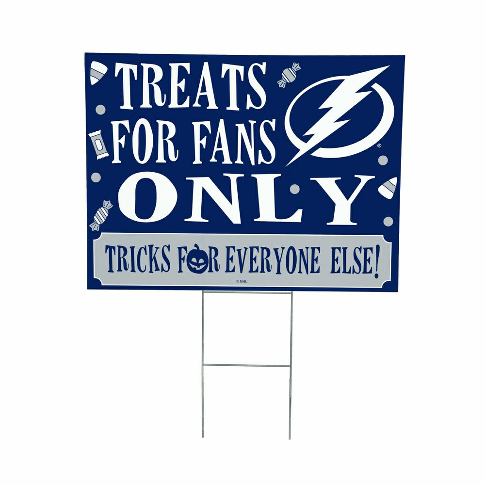 Tampa Bay Lightning Yard Sign, Halloween Treats for Fans, NHL, Home