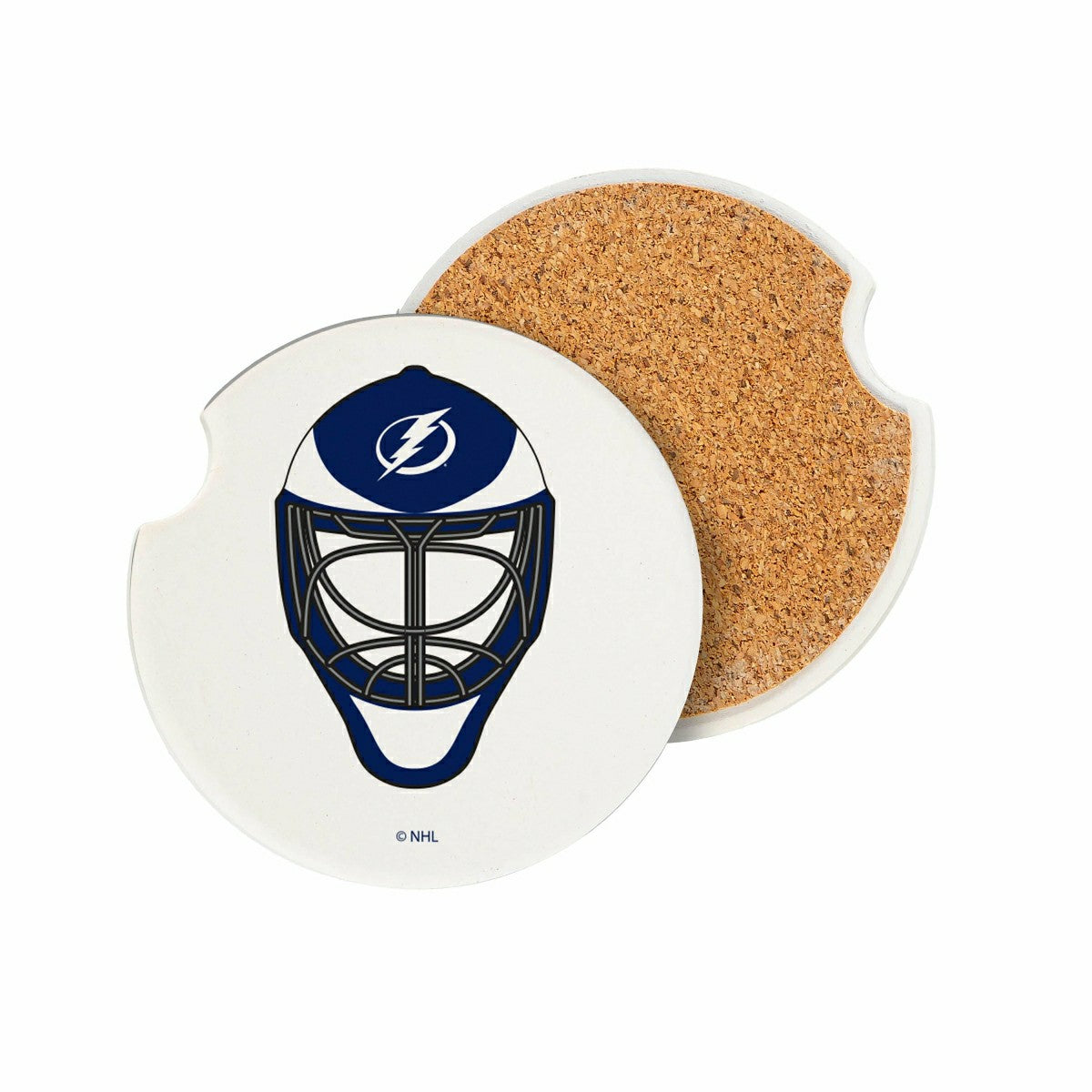 Tampa Bay Lightning Car Coaster Set, 2pc, NHL, Home