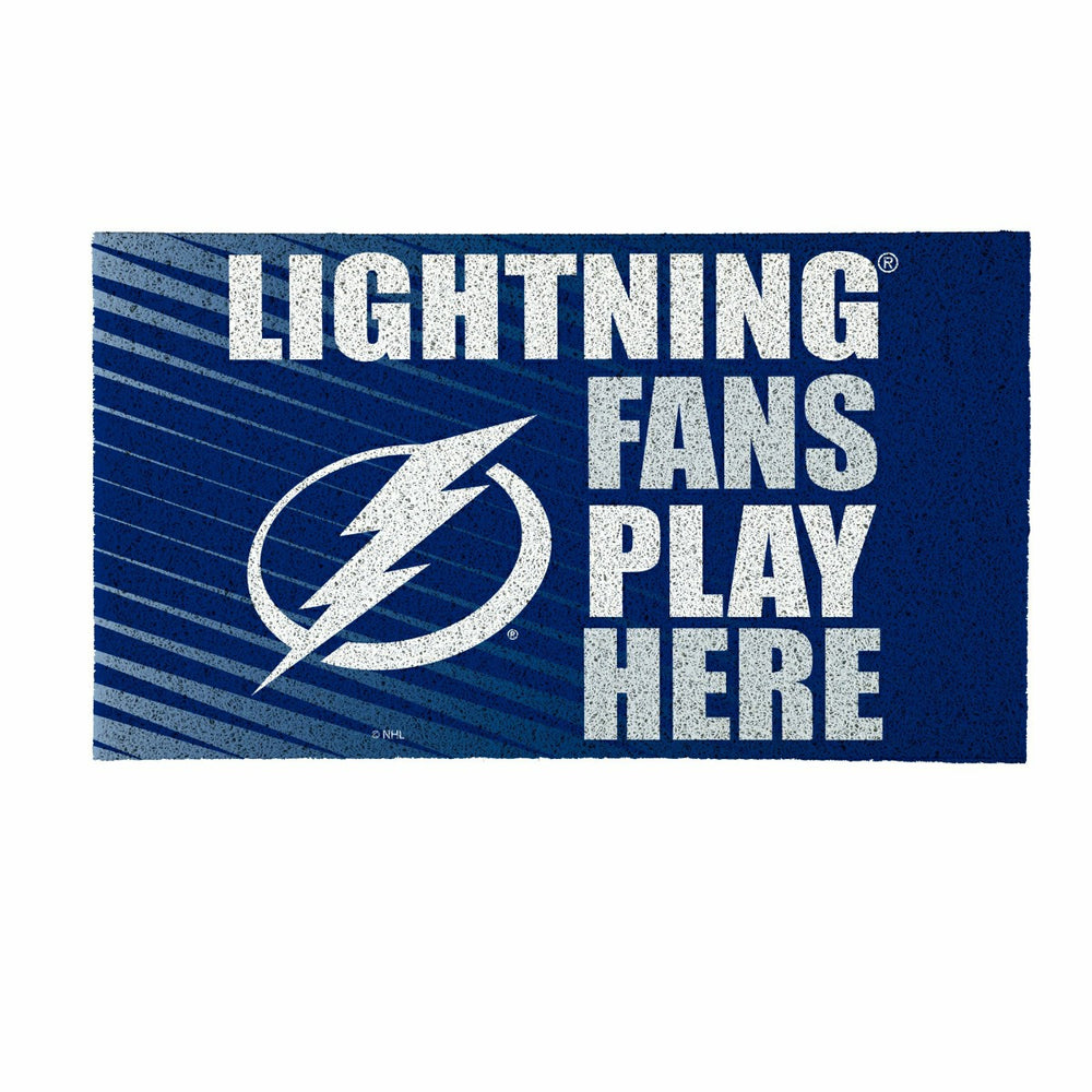 Tampa Bay Lightning Fan Mat, 28"x16", NHL