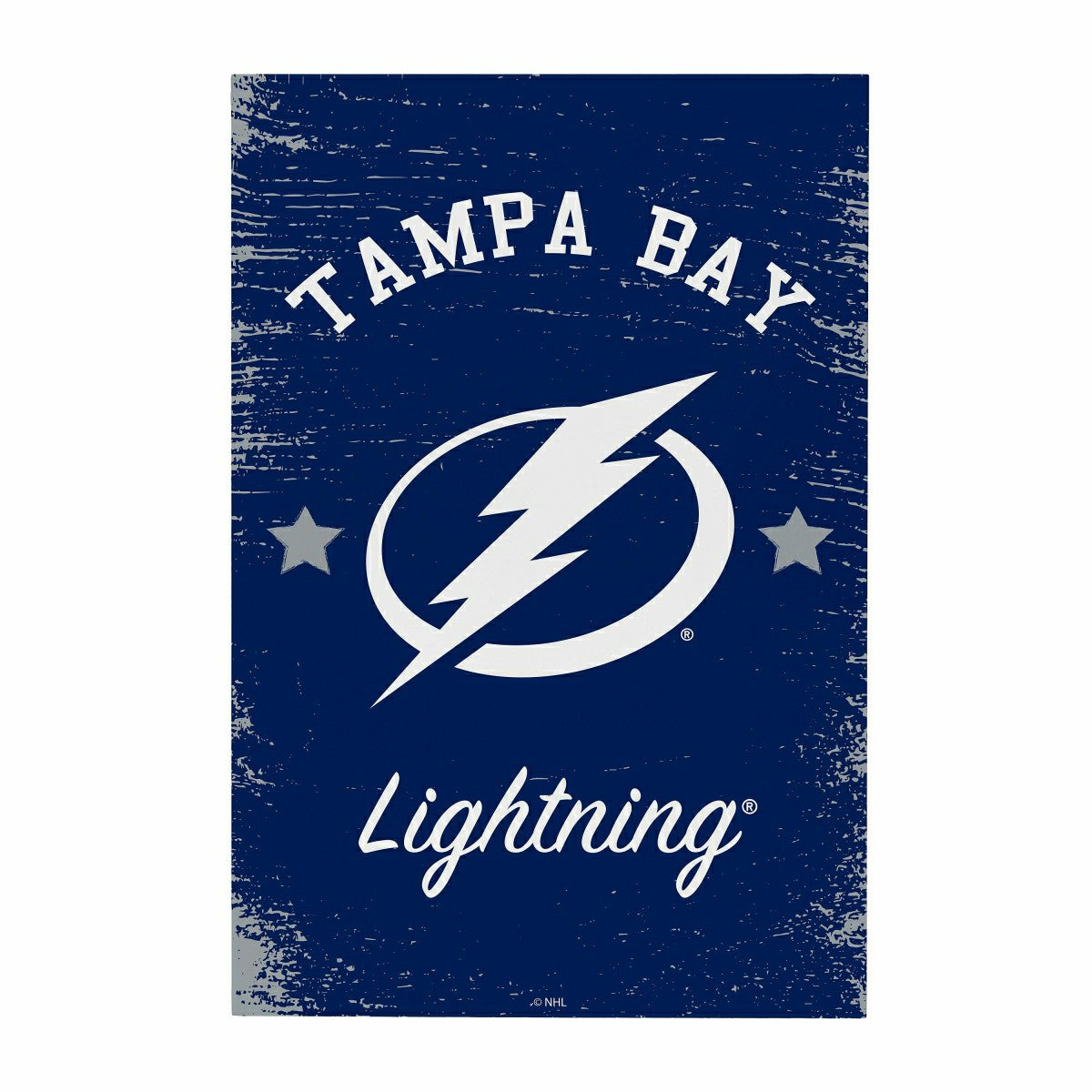 Tampa Bay Lightning Wood Wall Sign, 16x24, NHL, Home
