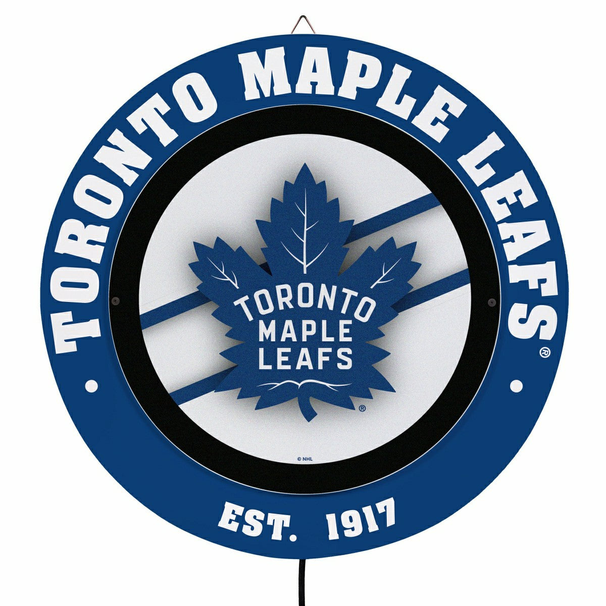 Toronto Maple Leafs, Metal Lite, Round, NHL