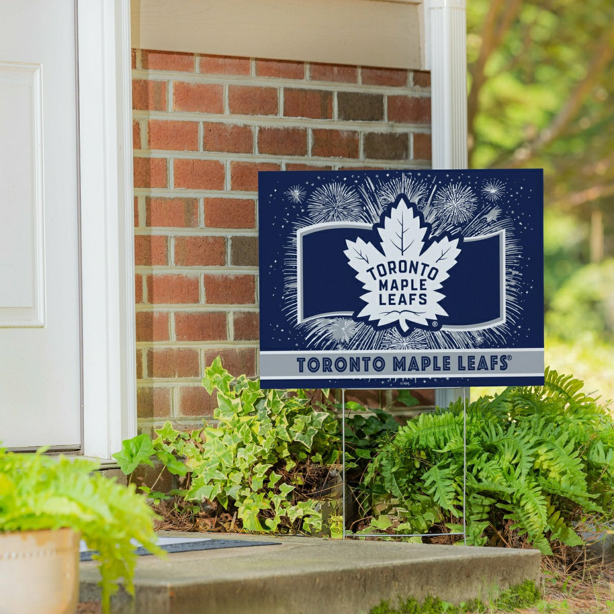 Toronto Maple Leafs Yard Sign, Patriotic, NHL, Home