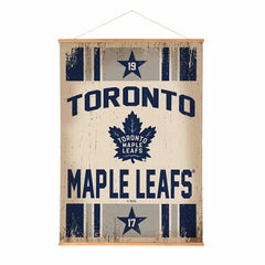 Toronto Maple Leafs, Canvas Wall Tapestry, Large, 54x36, NHL, Home