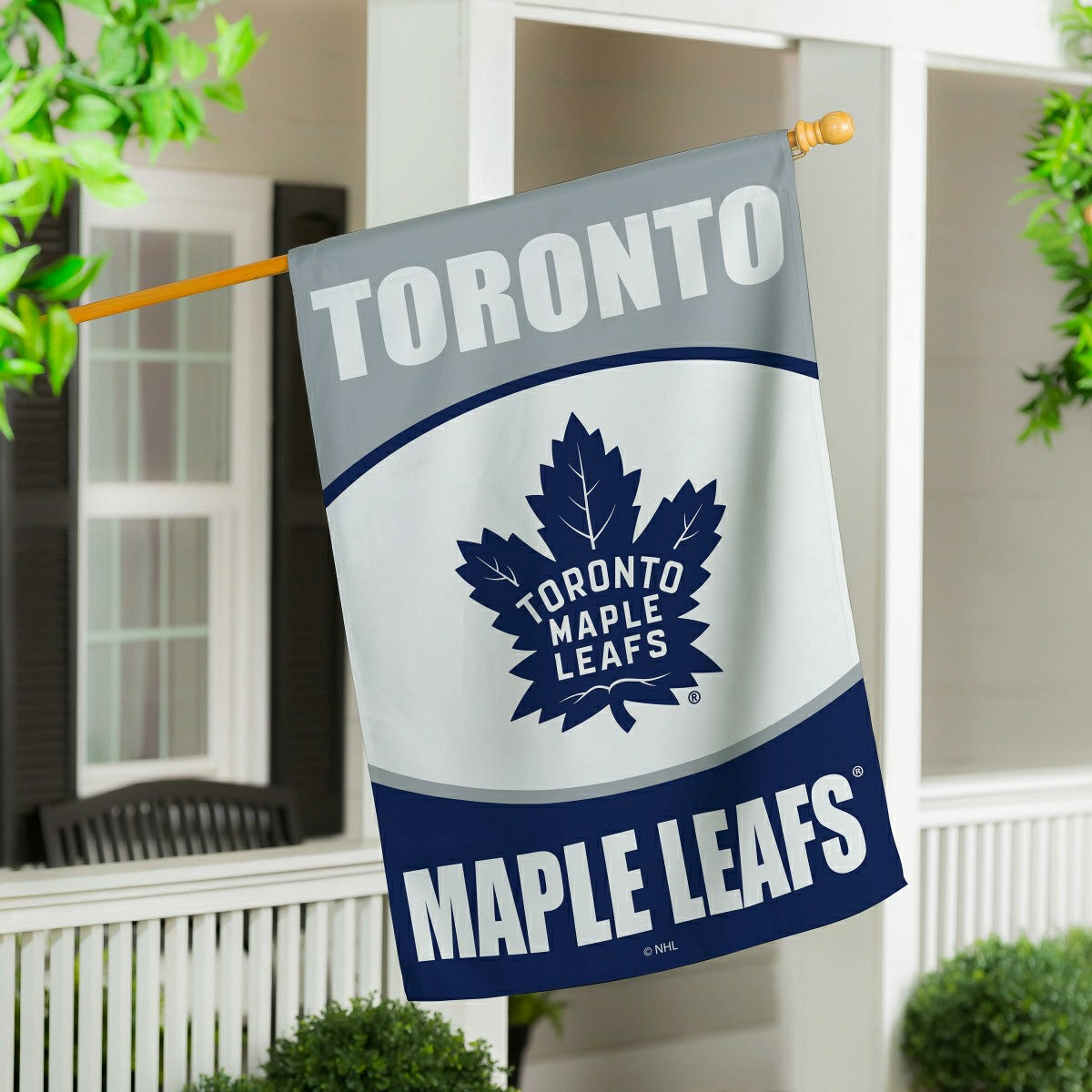 Toronto Maple Leafs Suede Flag, House, NHL, Home