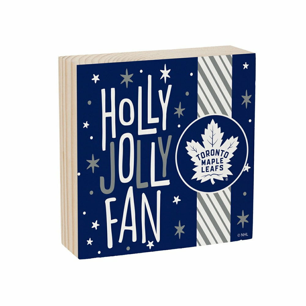 Toronto Maple Leafs Block, Holiday, 6x6, NHL, Home