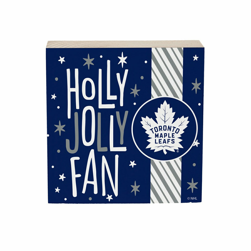 Toronto Maple Leafs Block, Holiday, 6x6, NHL, Home