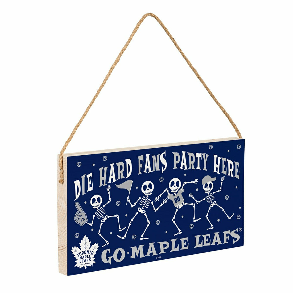 Toronto Maple Leafs Halloween Wood Wall Sign, 6x11, NHL, Home