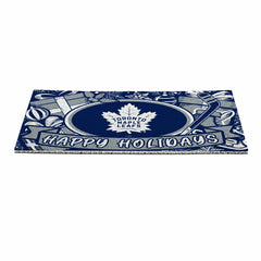 Toronto Maple Leafs Holiday PVC Mat, 28"x16", NHL