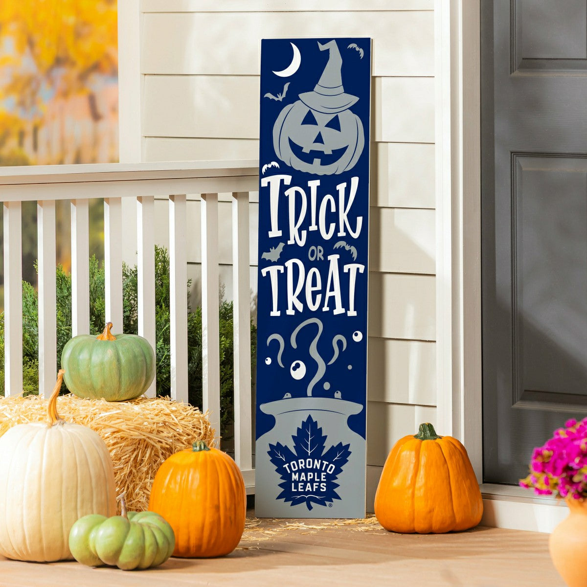 47" Double Sided Leaner, Toronto Maple Leafs, Halloween, NHL, Home