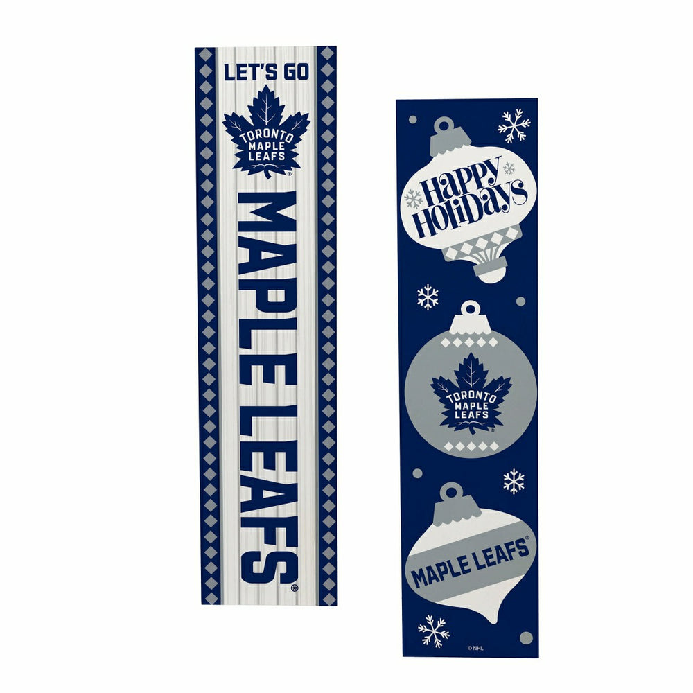 47" Double Sided Leaner, Toronto Maple Leafs, Christmas, NHL, Home