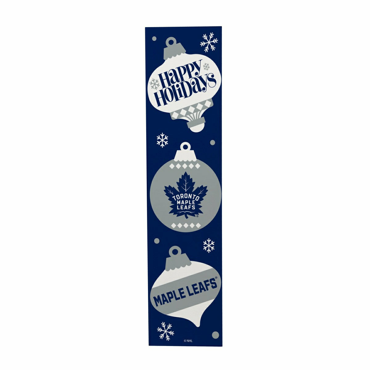 47" Double Sided Leaner, Toronto Maple Leafs, Christmas, NHL, Home