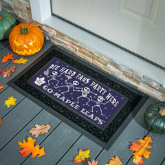 Toronto Maple Leafs Flocked Coir Halloween Sassafras Switch Mat, 22"x1, NHL