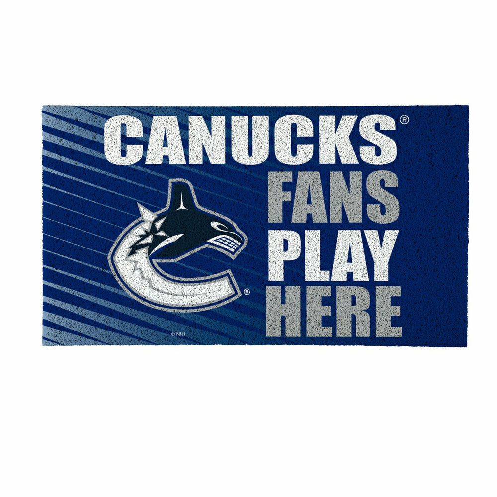 Vancouver Canucks Fan Mat, 28"x16", NHL