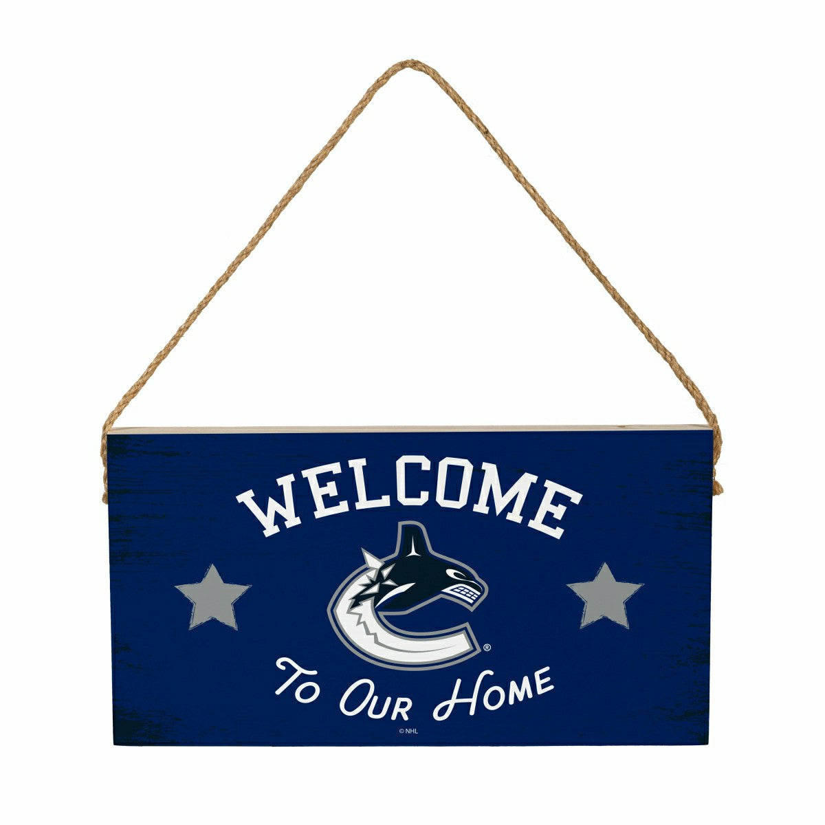 Vancouver Canucks Wood Wall Sign, 6x11, NHL, Home