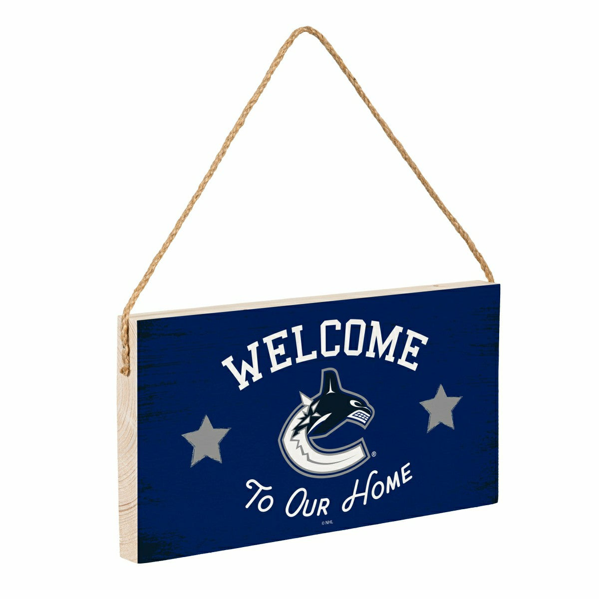 Vancouver Canucks Wood Wall Sign, 6x11, NHL, Home