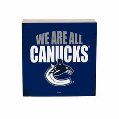 Vancouver Canucks Plock, Down Home Fans, 6x6, NHL, Home