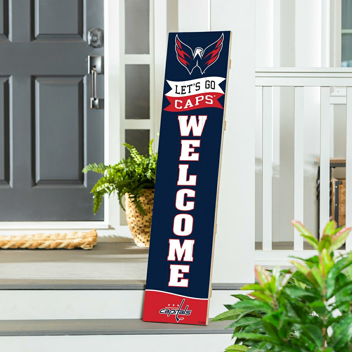 Washington Capitals Large Single Sided Leaner, 46", NHL, Home