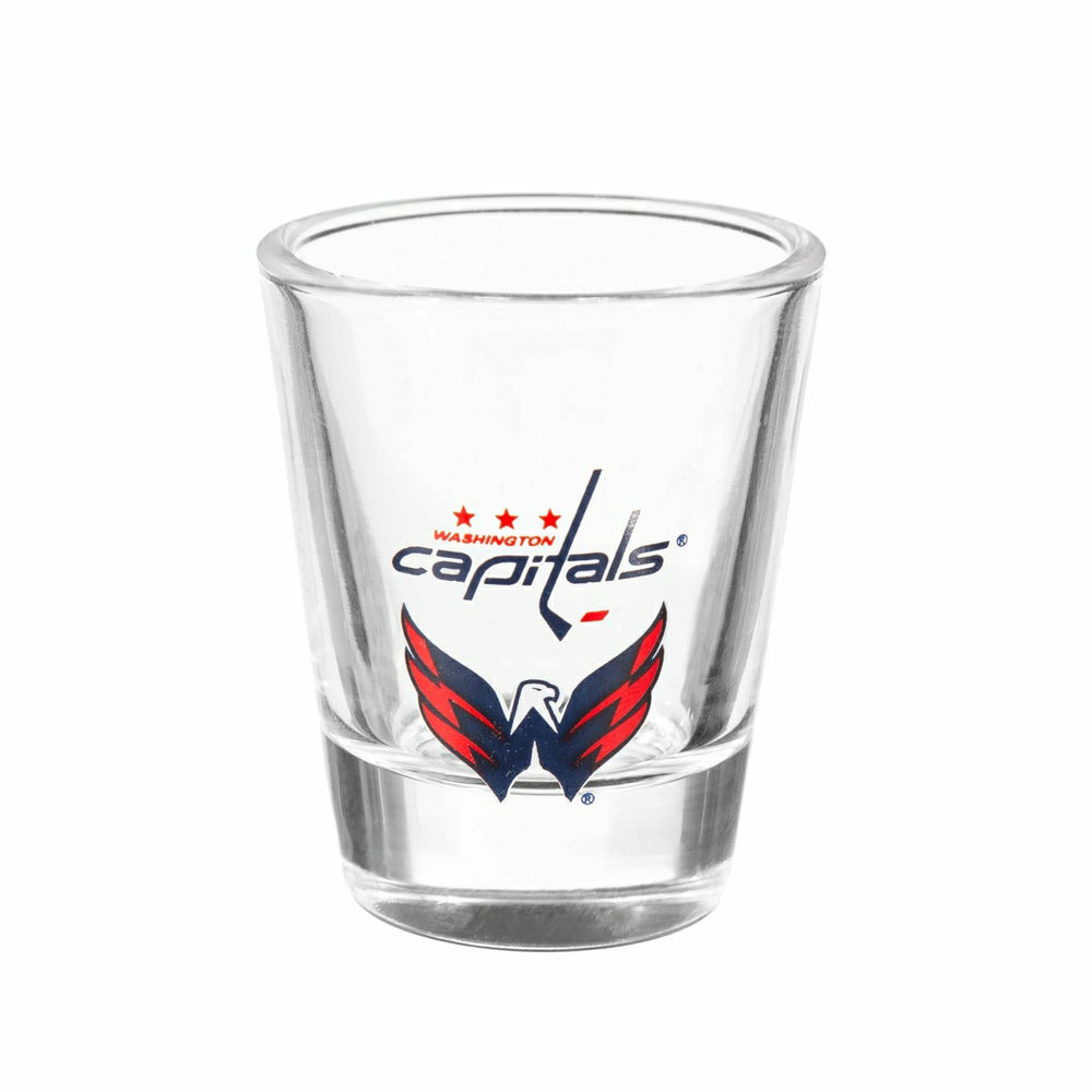 Washington Capitals 4-Piece Ceramic and Glass 2oz. Shot Glass Set, NHL, Home