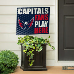Washington Capitals Coroplast Yard Sign "Fans Play Here", NHL, Home
