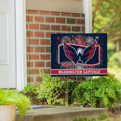 Washington Capitals Yard Sign, Patriotic, NHL, Home