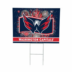 Washington Capitals Yard Sign, Patriotic, NHL, Home