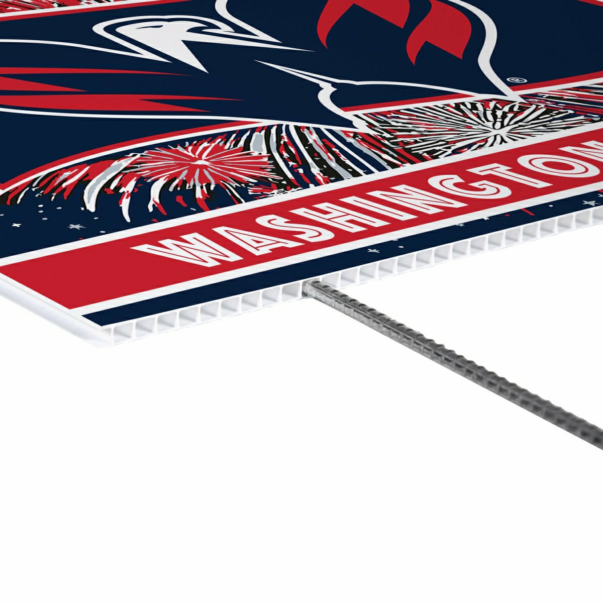 Washington Capitals Yard Sign, Patriotic, NHL, Home