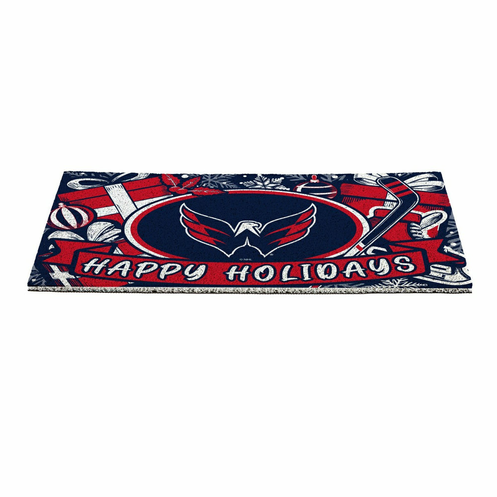 Washington Capitals Holiday PVC Mat, 28"x16", NHL