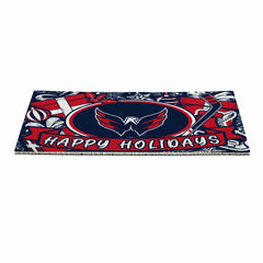 Washington Capitals Holiday PVC Mat, 28"x16", NHL