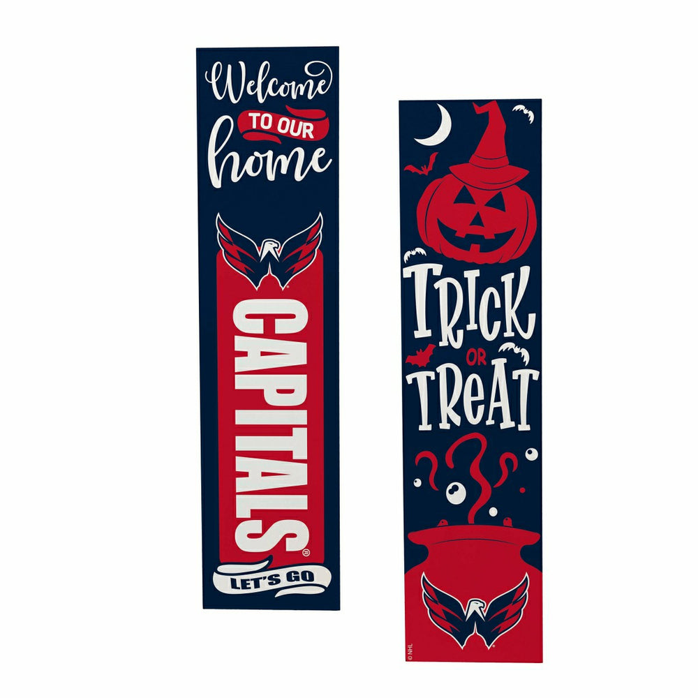 47" Double Sided Leaner, Washington Capitals, Halloween, NHL, Home