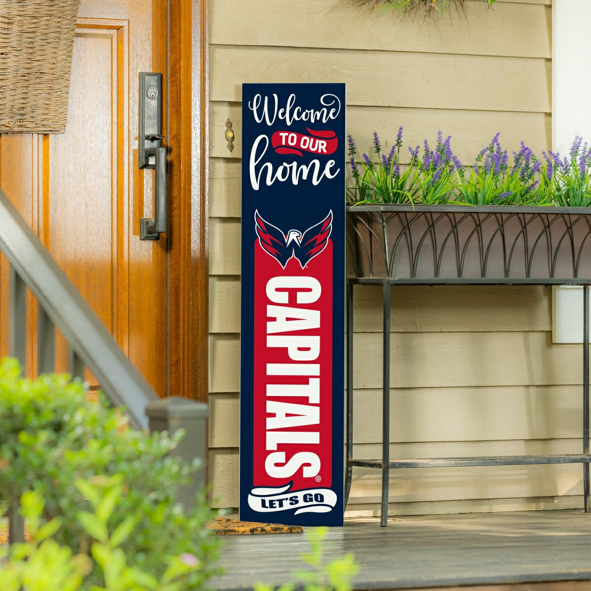 47" Double Sided Leaner, Washington Capitals, Halloween, NHL, Home