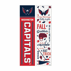 46" Double Sided Leaner, Washington Capitals, Fall Seasonal, NHL, Home