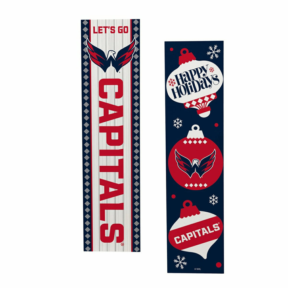 47" Double Sided Leaner, Washington Capitals, Christmas, NHL, Home